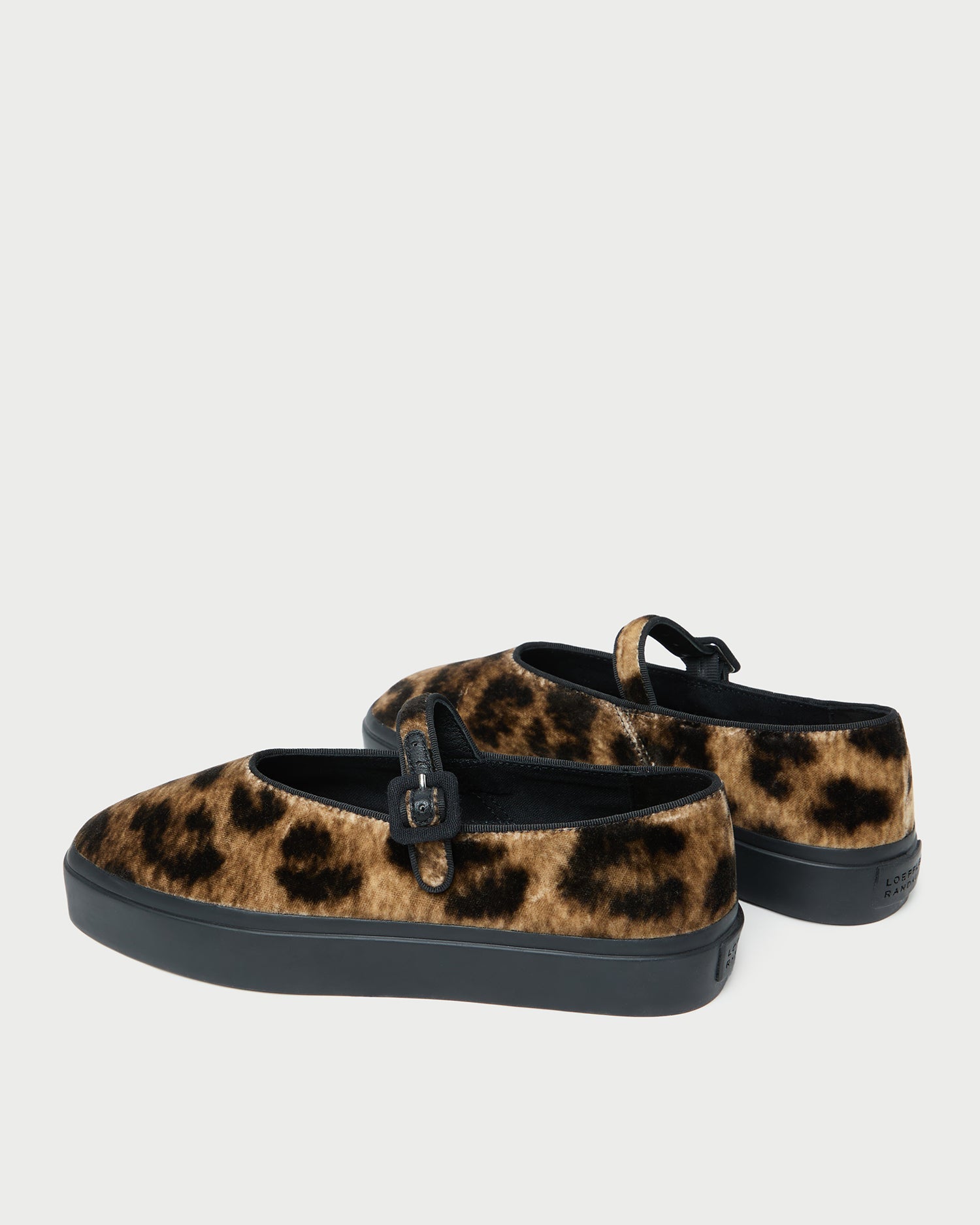 Loeffler Randall Women / Cooper Leopard Velvet Mary Jane Sneaker