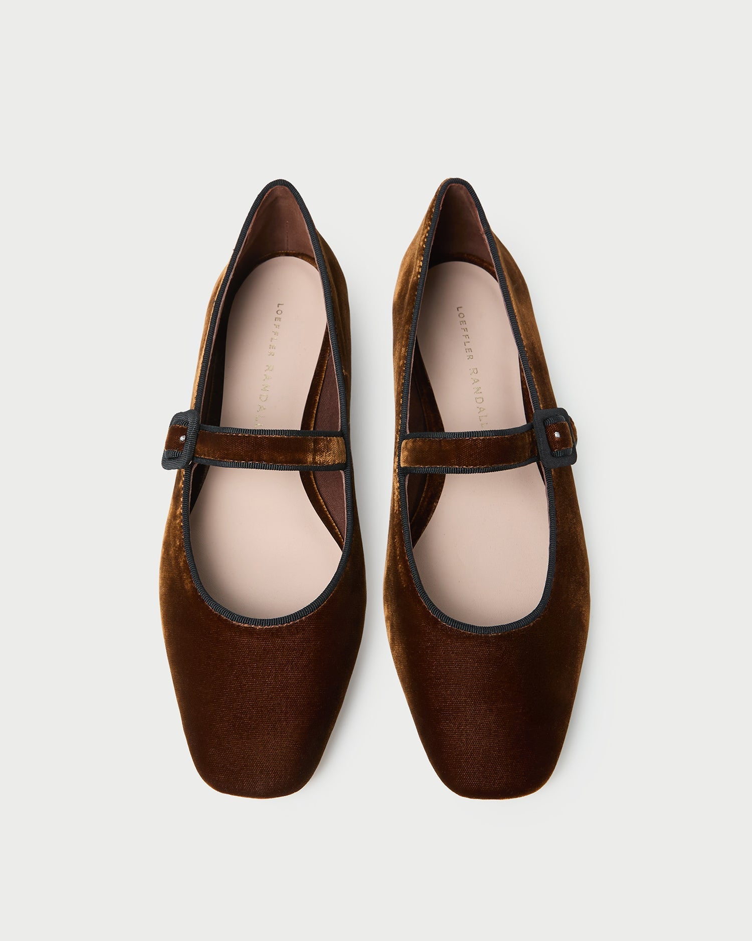 Loeffler Randall Women / Ginger Brown Velvet Mary Jane