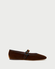 Loeffler Randall Women / Ginger Brown Velvet Mary Jane