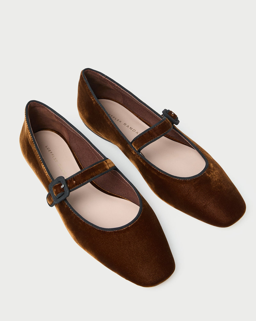 Loeffler Randall Women / Ginger Brown Velvet Mary Jane