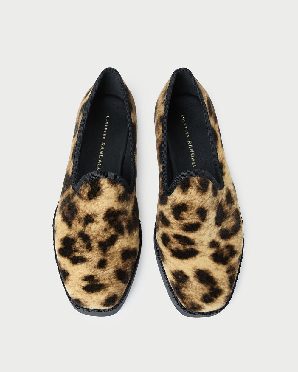 Loeffler Randall Women / Mattie Leopard Velvet Slip-On Sneaker