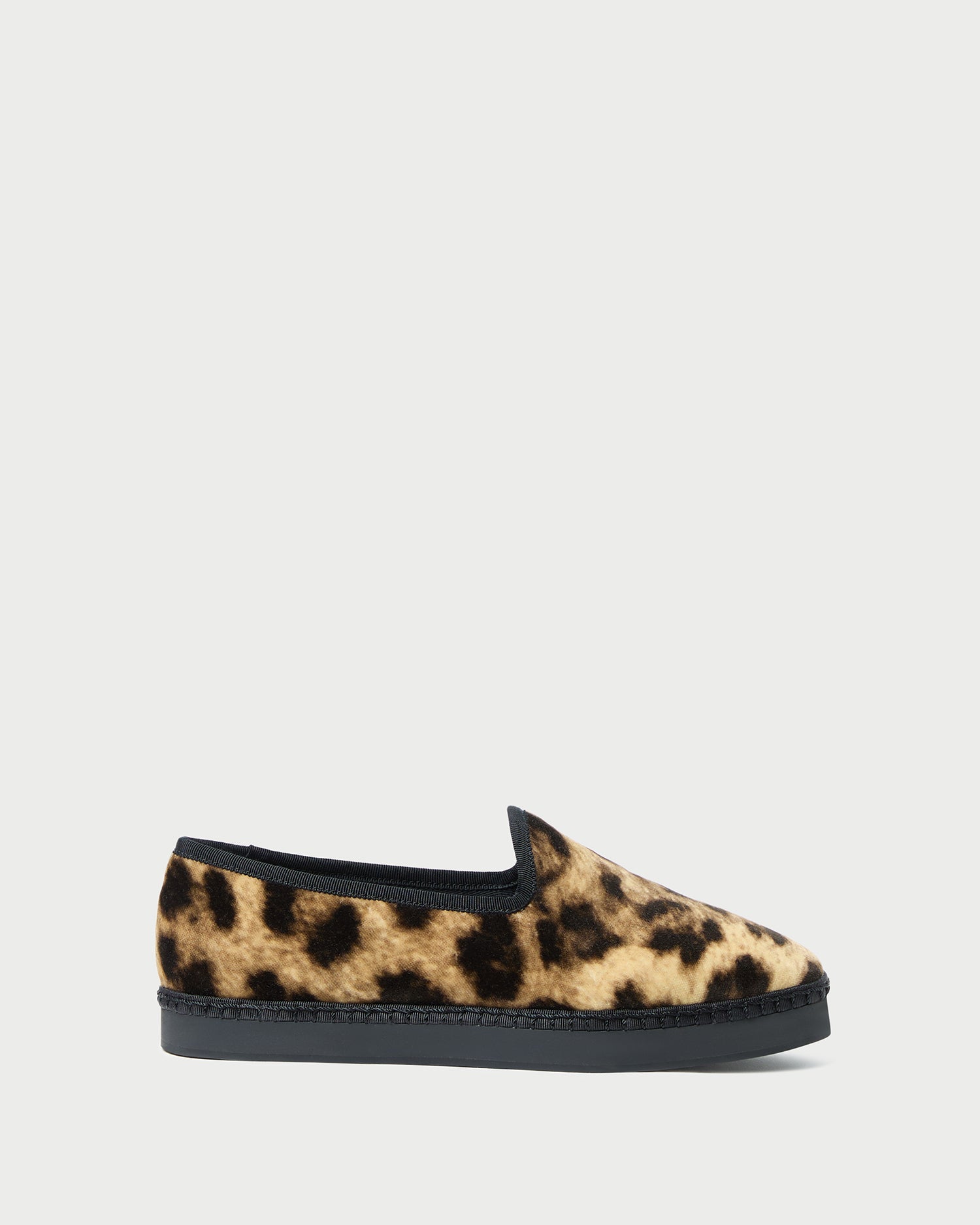 Loeffler Randall Women / Mattie Leopard Velvet Slip-On Sneaker