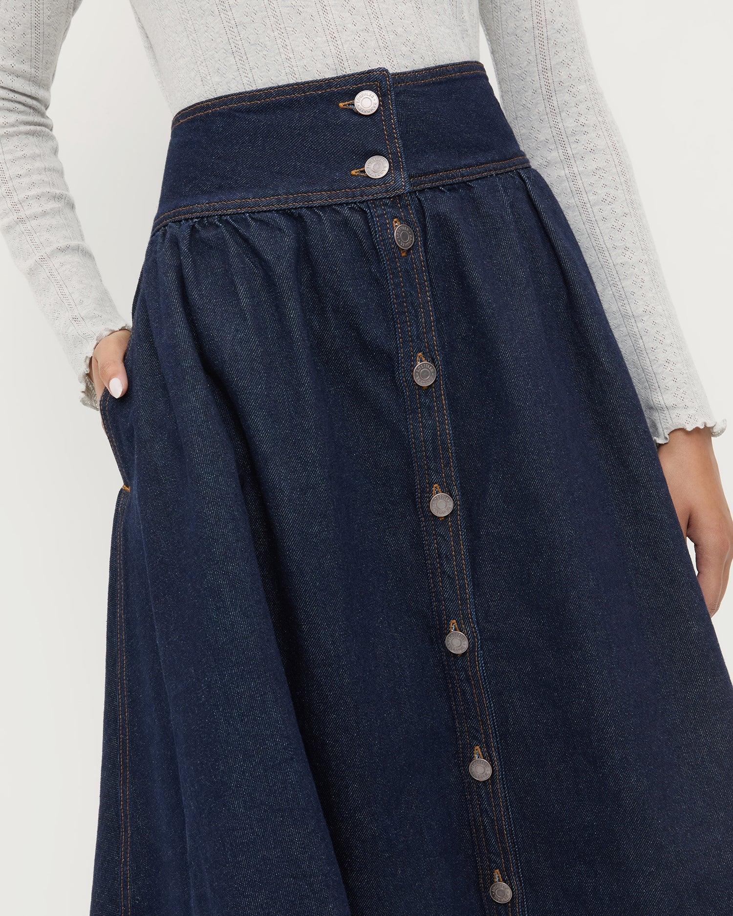Loeffler Randall Women / Ruthie Denim Skirt
