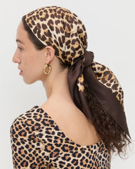 Loeffler Randall Women / Beverly Leopard Silk Scarf