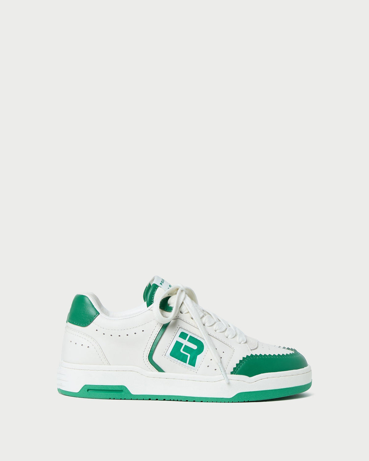Loeffler Randall Women / Topspin Cream/Green Court Sneaker