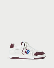 Loeffler Randall Women / Topspin Cream/Maroon Court Sneaker