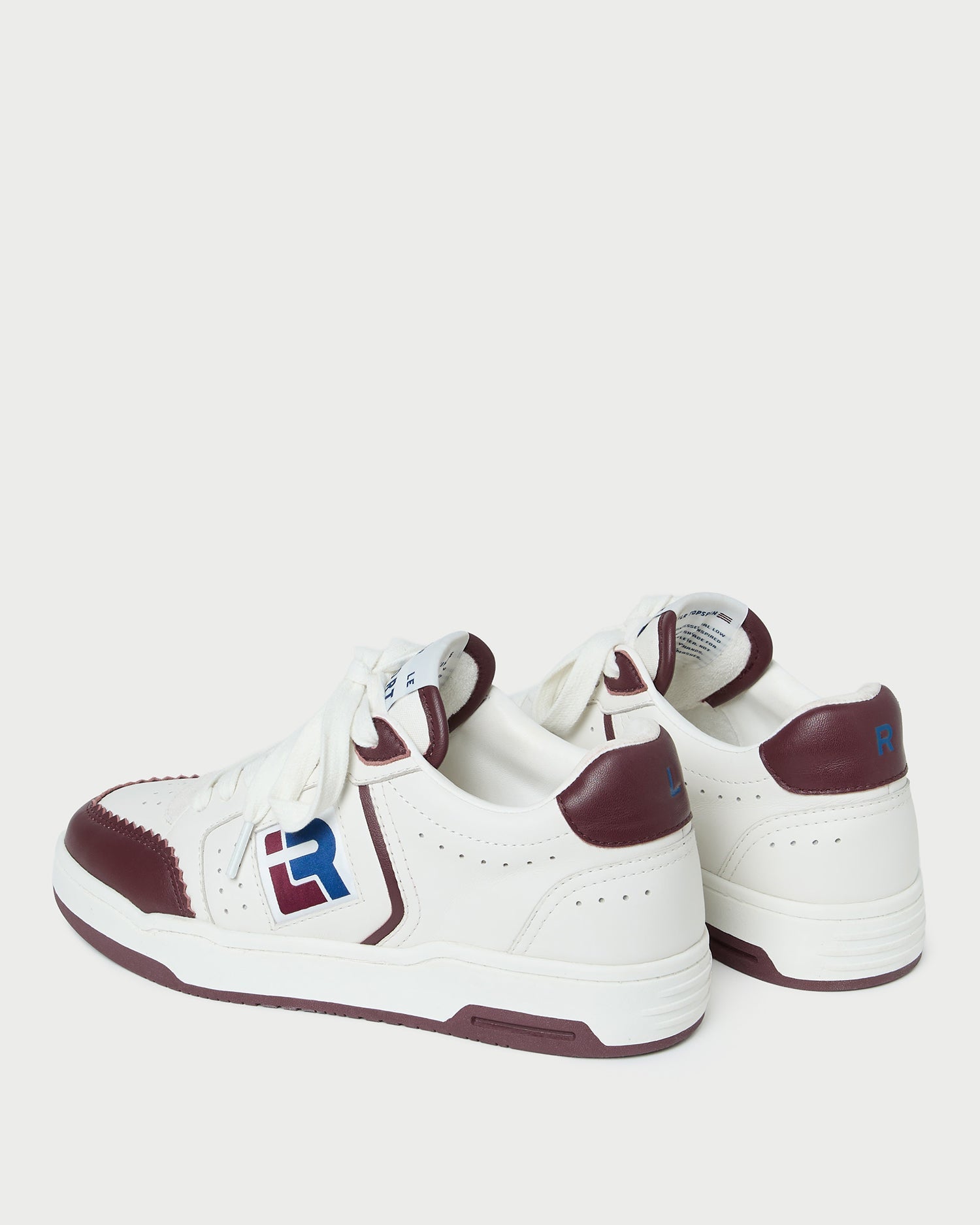 Loeffler Randall Women / Topspin Cream/Maroon Court Sneaker