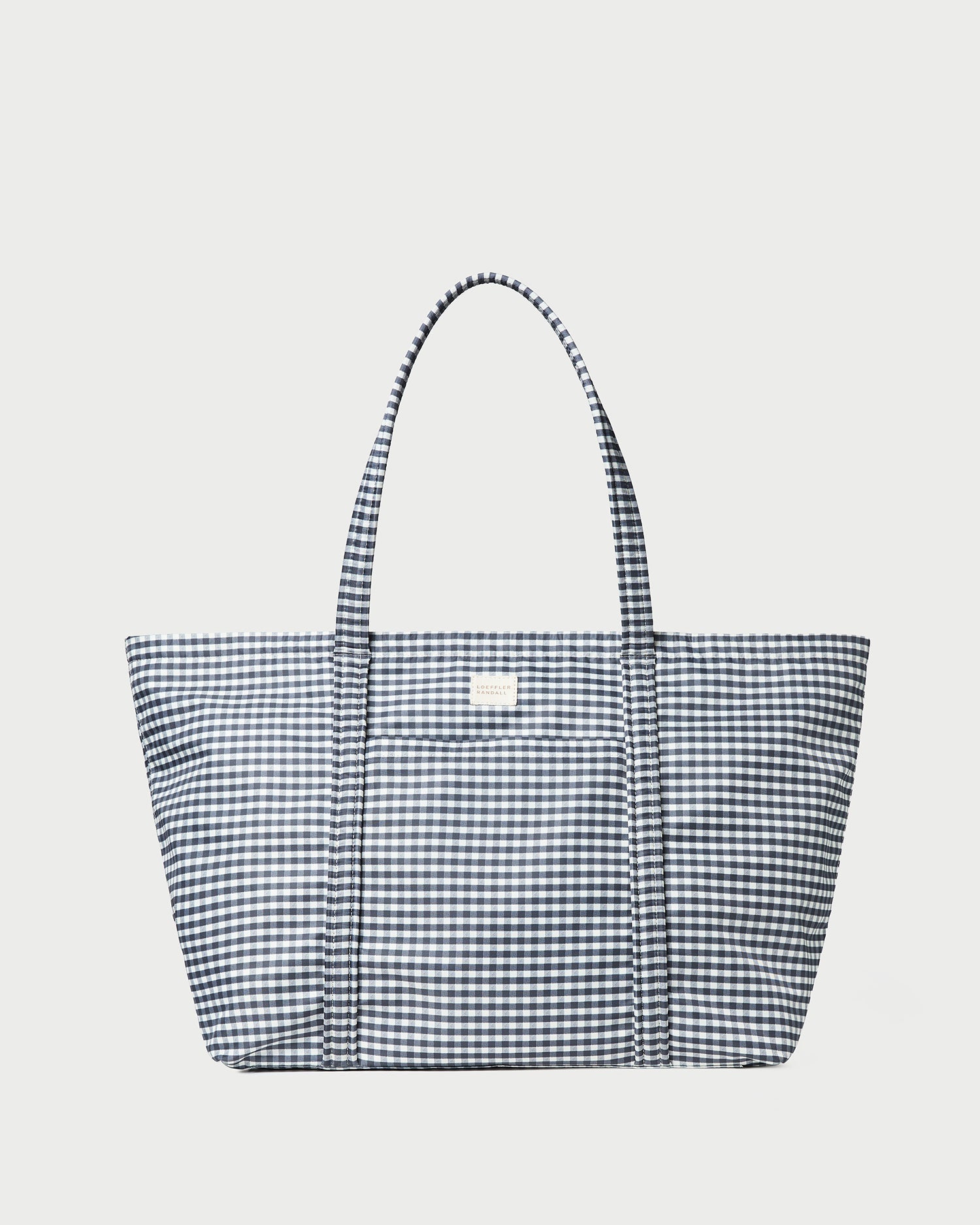 Loeffler Randall Women / Dina Black/White Gingham Travel Tote