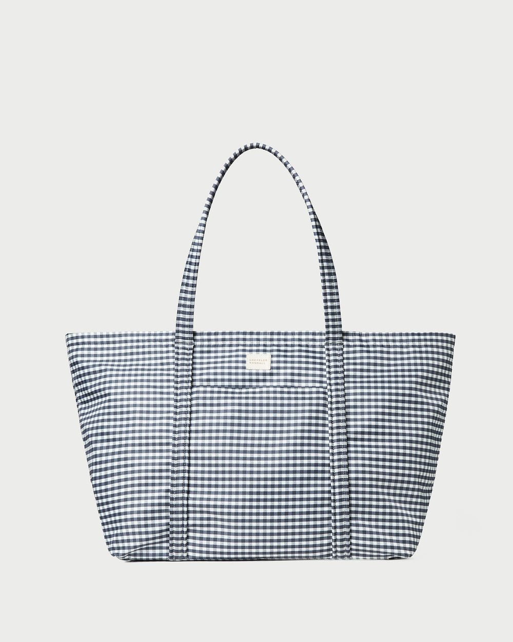 Loeffler Randall Women / Dina Black/White Gingham Travel Tote