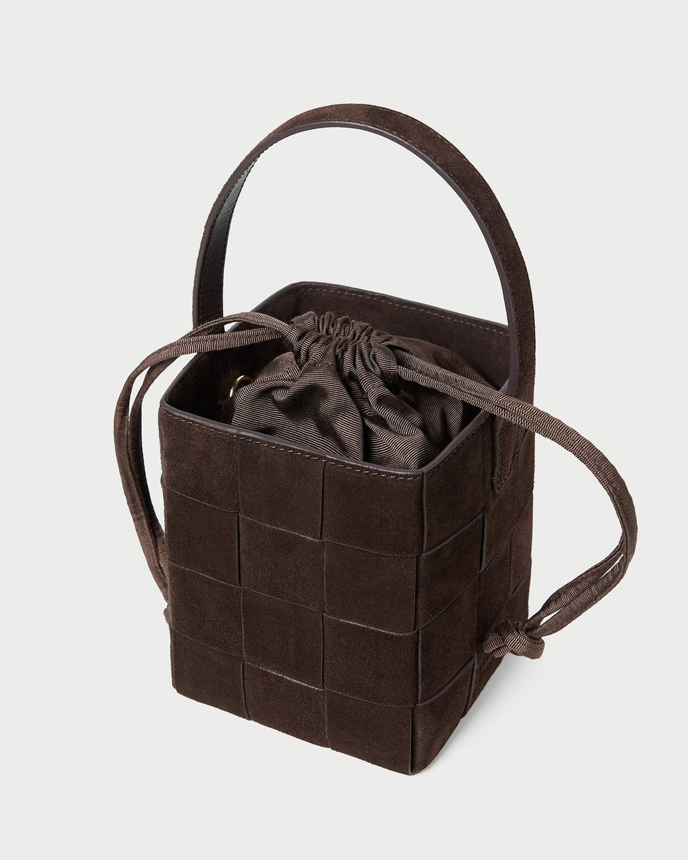 Loeffler Randall Women / Laith Brown Suede Bucket Bag