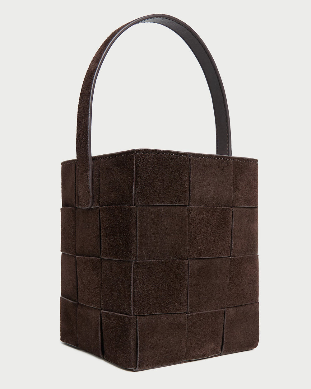 Loeffler Randall Women / Laith Brown Suede Bucket Bag