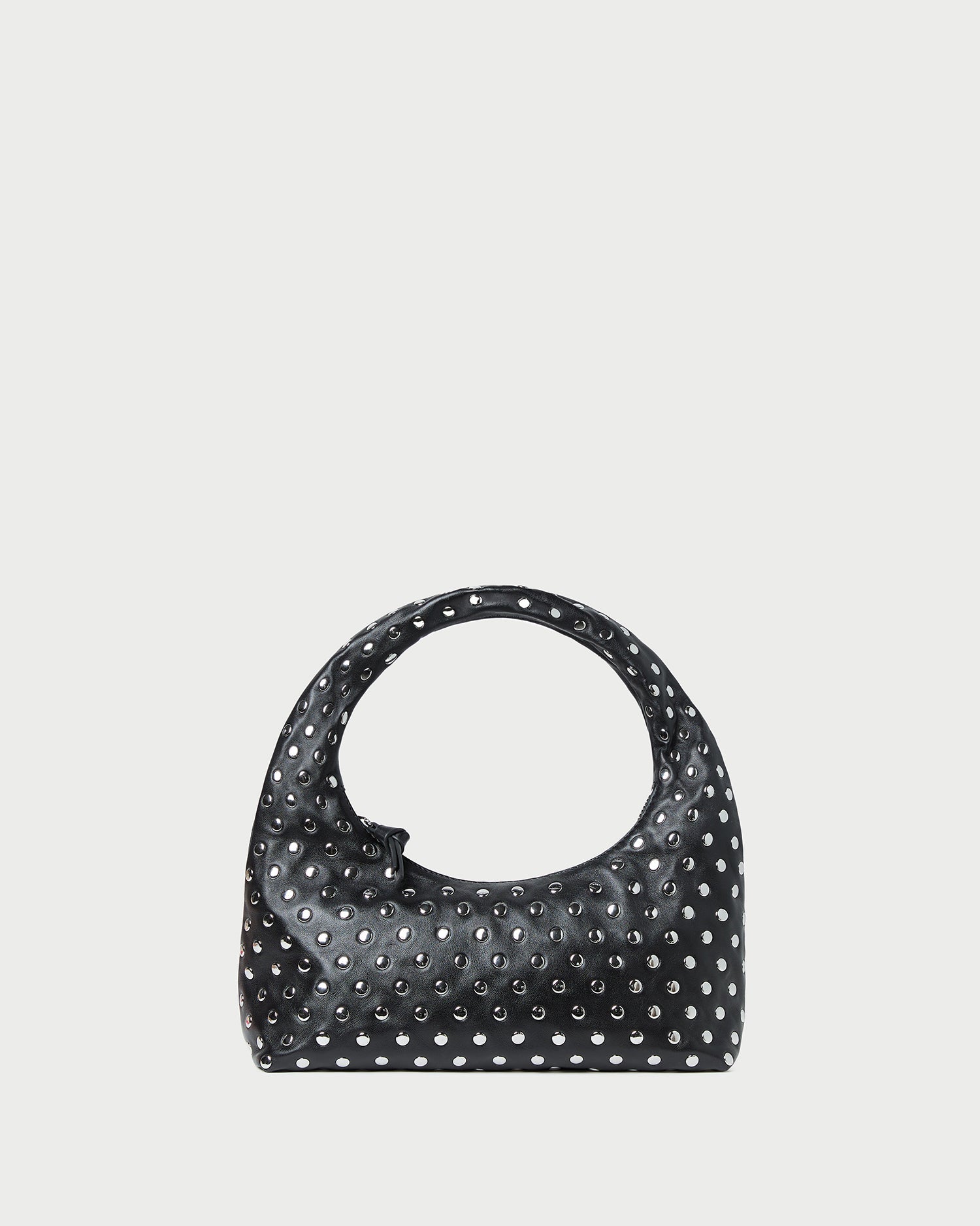 Loeffler Randall Women / Mercer Black/Silver Leather Shoulder Bag