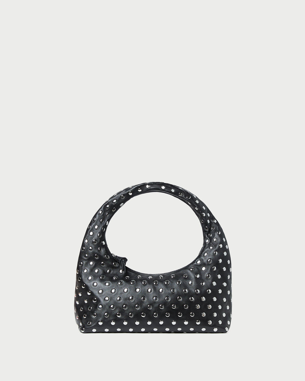 Loeffler Randall Women / Mercer Black/Silver Leather Shoulder Bag