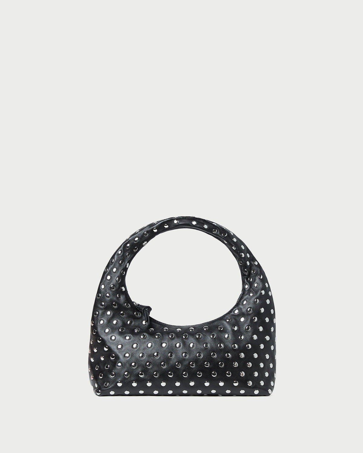 Loeffler Randall Women / Mercer Black/Silver Leather Shoulder Bag