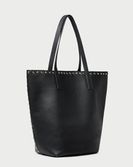 Loeffler Randall Women / Walker Black/Silver Leather Tote