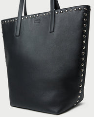 Loeffler Randall Women / Walker Black/Silver Leather Tote