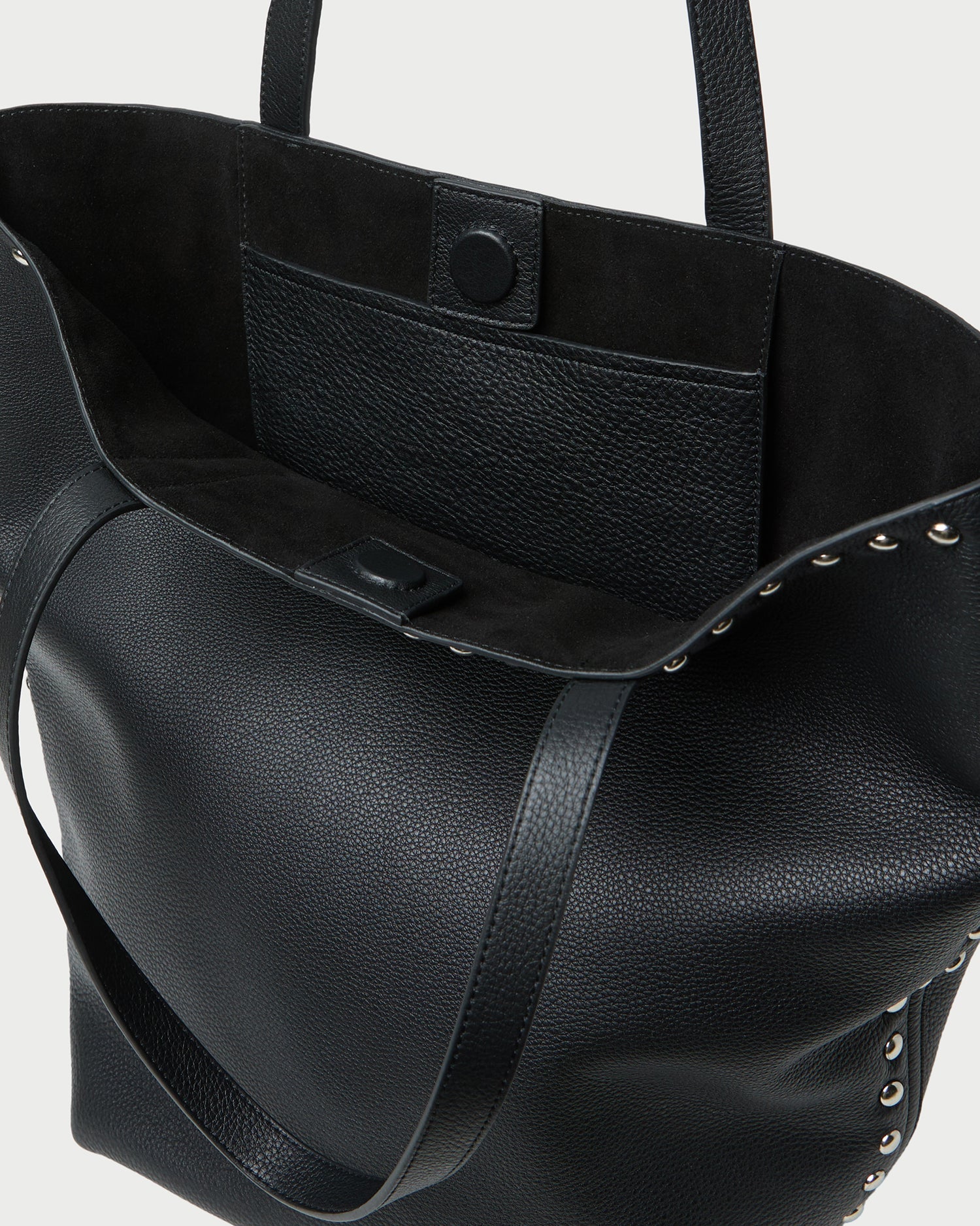 Loeffler Randall Women / Walker Black/Silver Leather Tote
