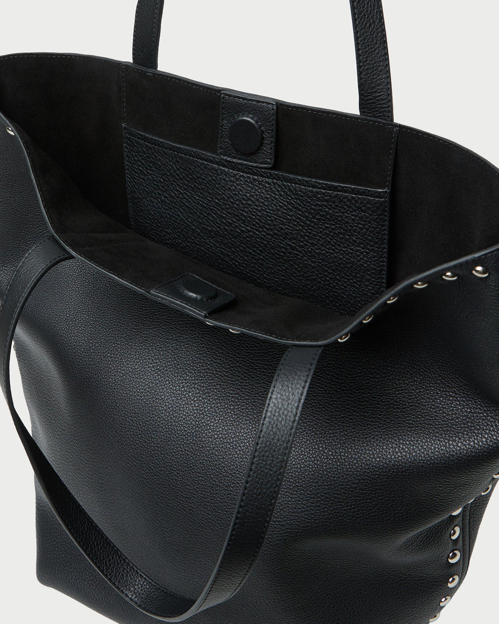 Loeffler Randall Women / Walker Black/Silver Leather Tote