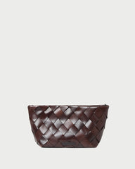 Loeffler Randall Women / Melina Chocolate Woven Leather Clutch
