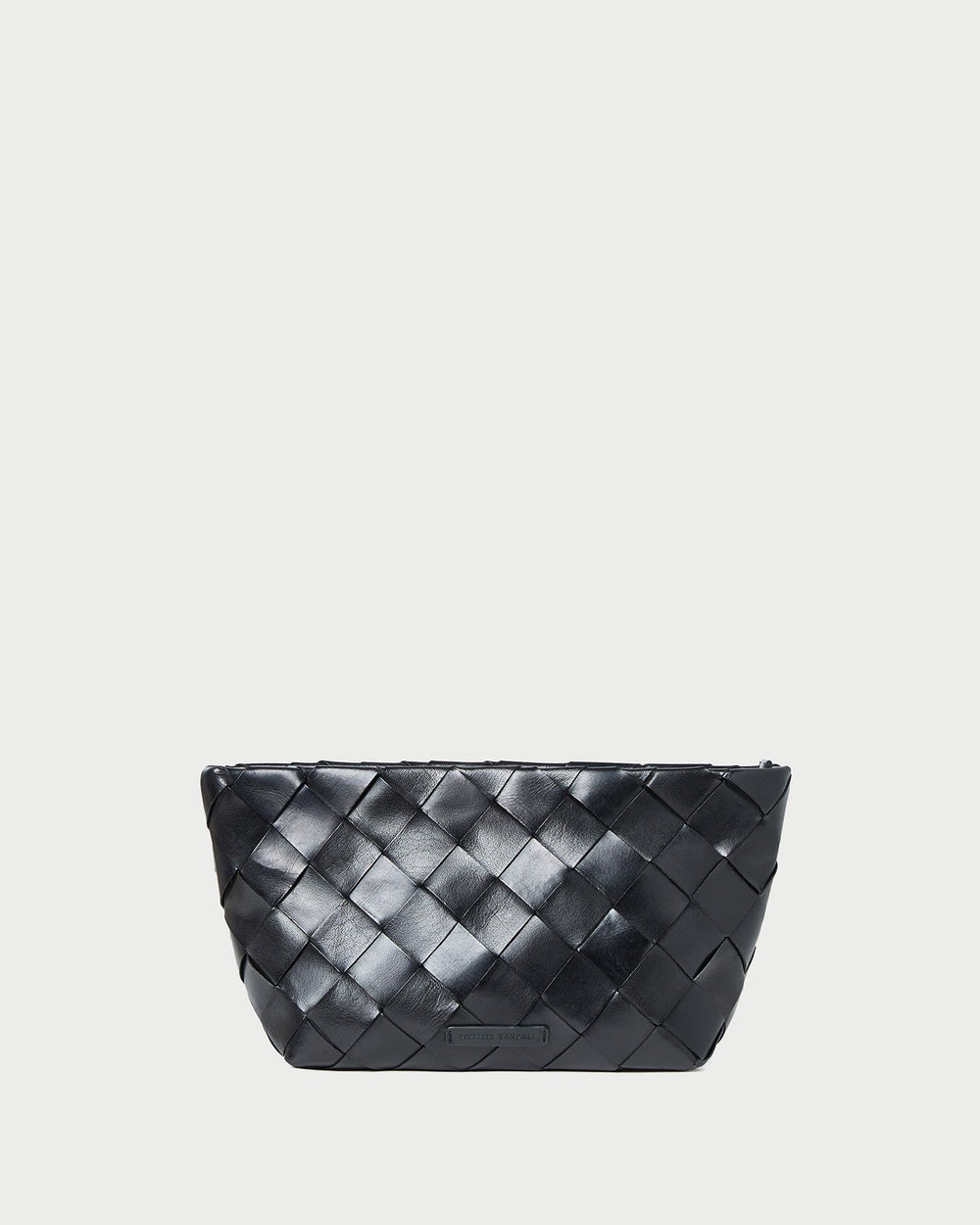Loeffler Randall Women / Melina Black Woven Leather Clutch