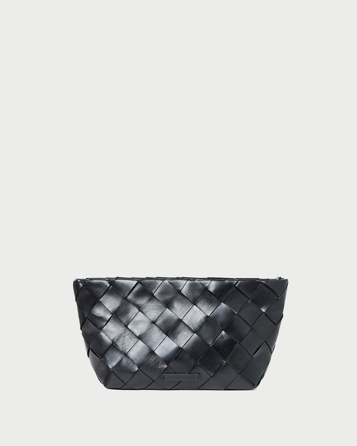 Loeffler Randall Women / Melina Black Woven Leather Clutch