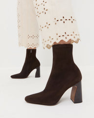 Loeffler Randall Women / Chloe Brown Suede Ankle Boot