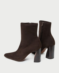 Loeffler Randall Women / Chloe Brown Suede Ankle Boot