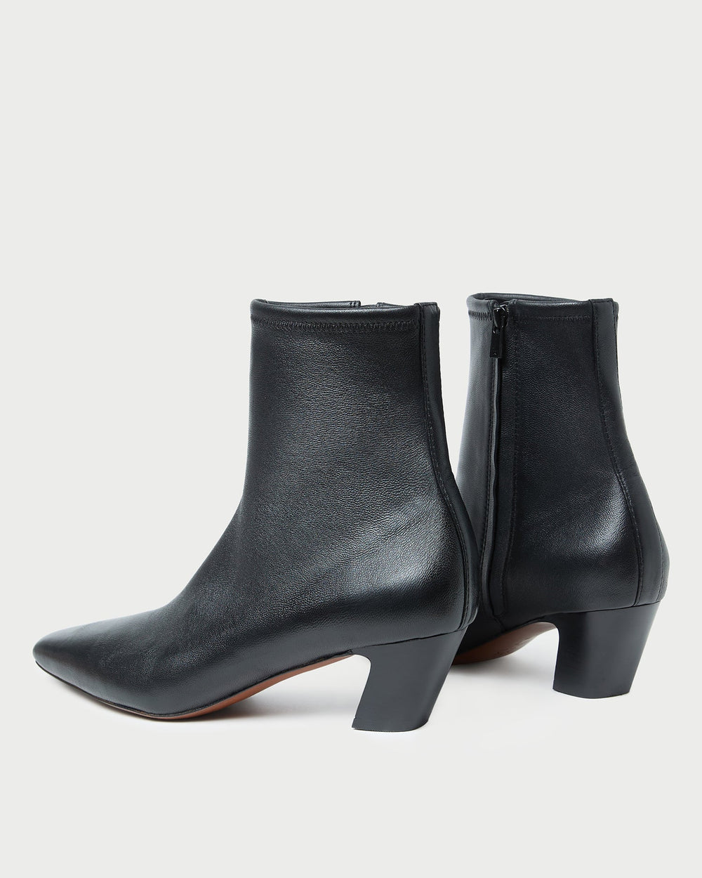 Loeffler Randall Women / Doria Black Leather Ankle Boot