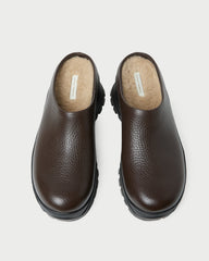 Loeffler Randall Women / Gemma Brown Leather Lug Mule