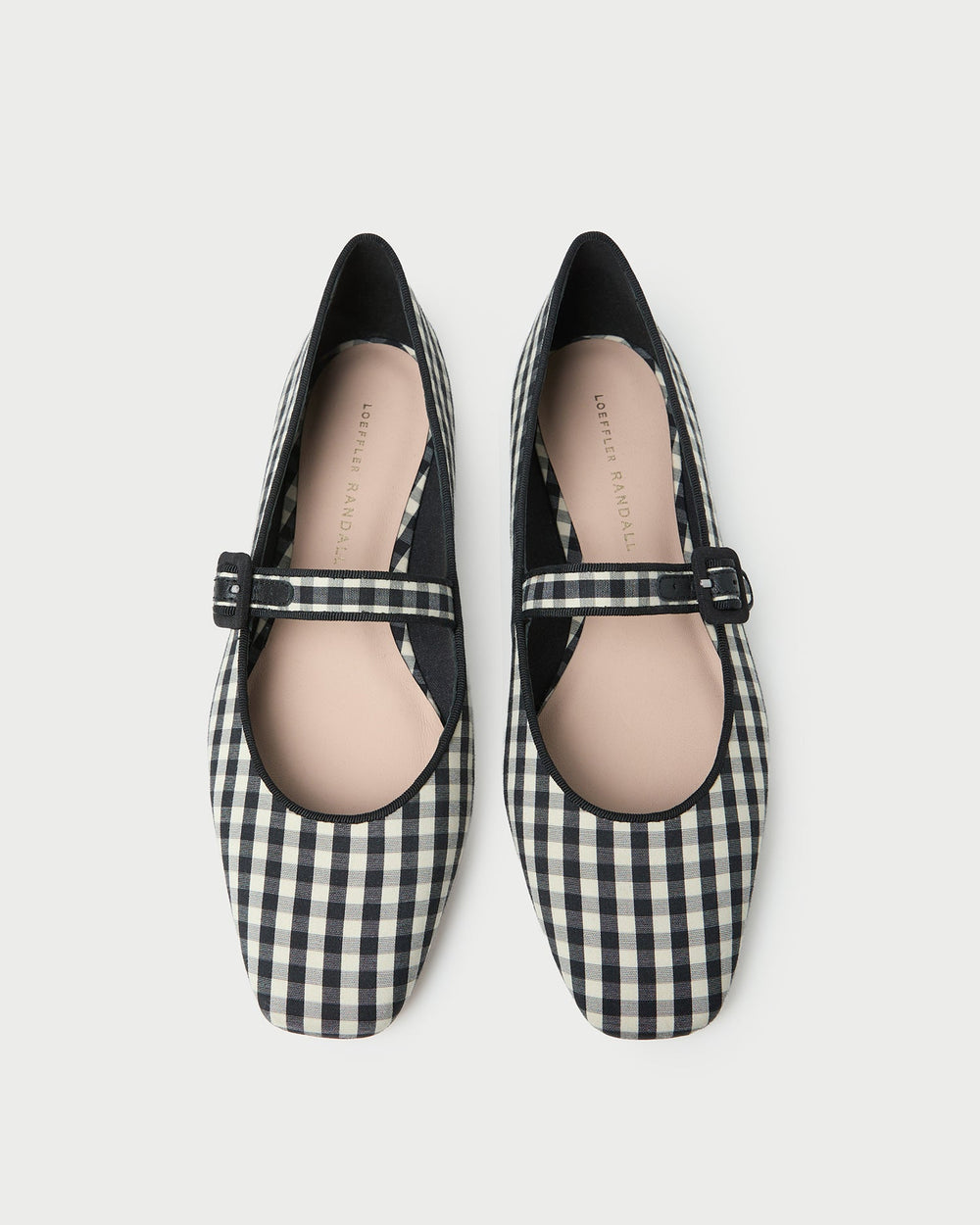 Loeffler Randall Women / Ginger Black/White Gingham Mary Jane