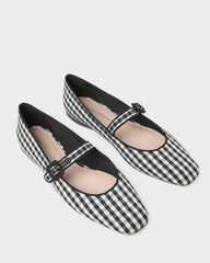 Loeffler Randall Women / Ginger Black/White Gingham Mary Jane