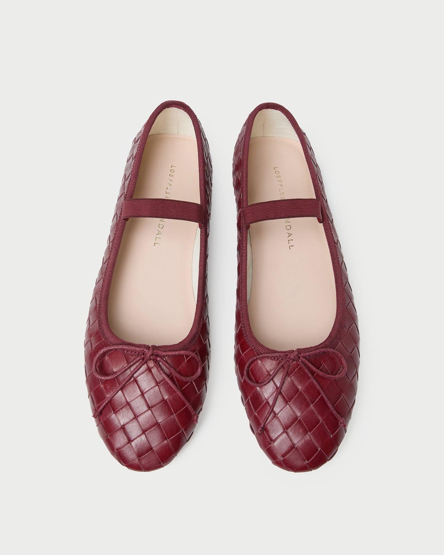 Loeffler Randall Women / Leonie Wine Woven Ballet Flat