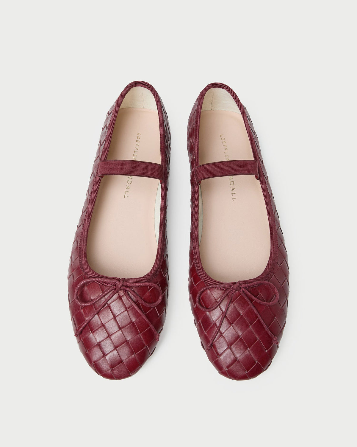 Loeffler Randall Women / Leonie Wine Woven Ballet Flat