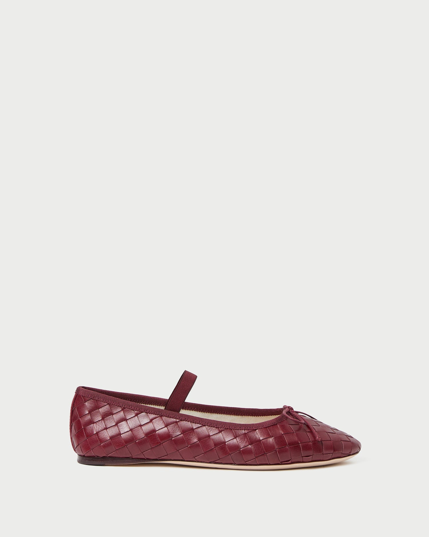 Loeffler Randall Women / Leonie Wine Woven Ballet Flat