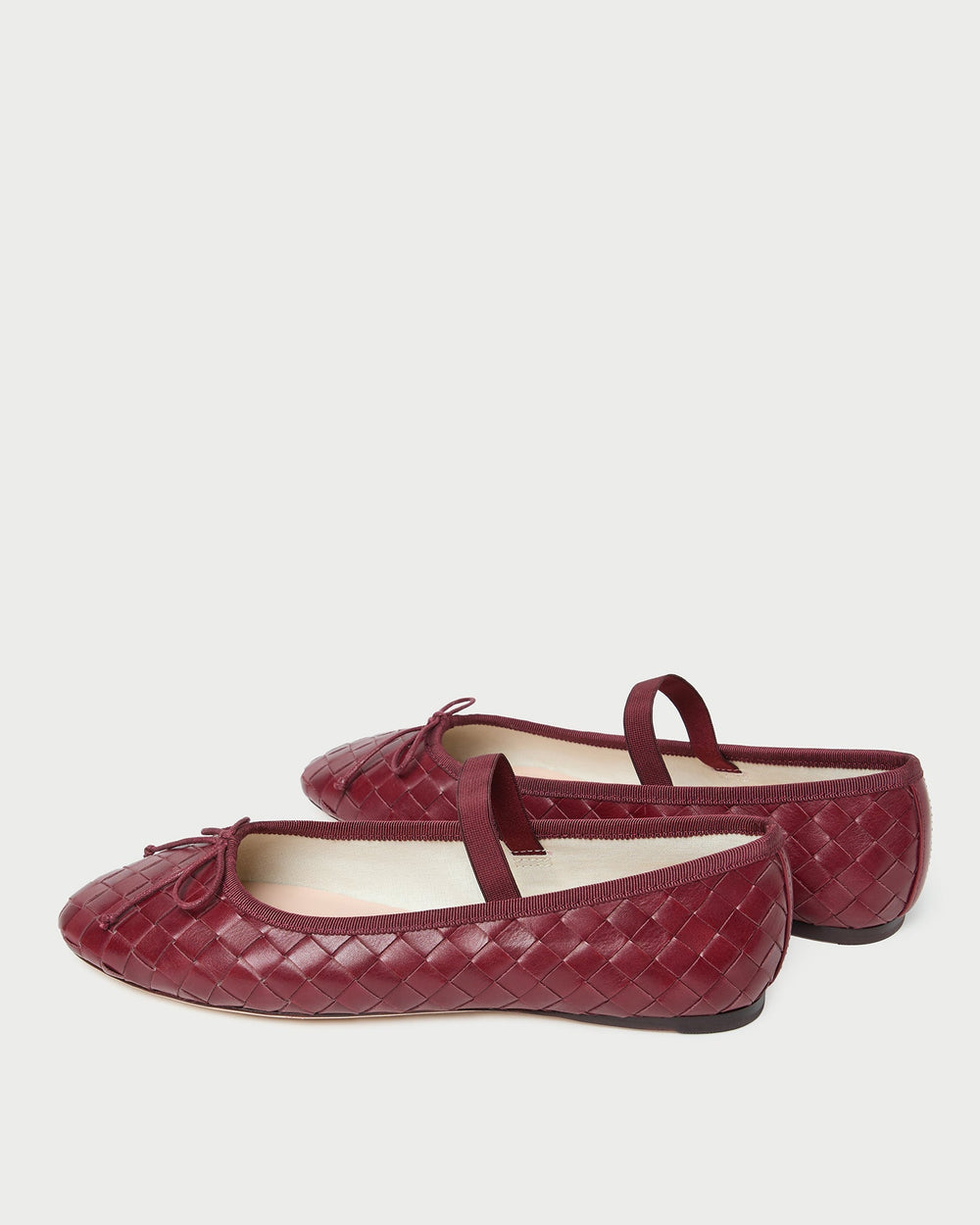 Loeffler Randall Women / Leonie Wine Woven Ballet Flat