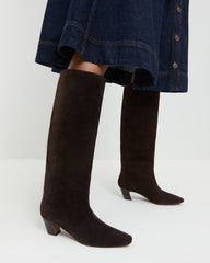 Loeffler Randall Women / Marley Brown Suede Tall Boot