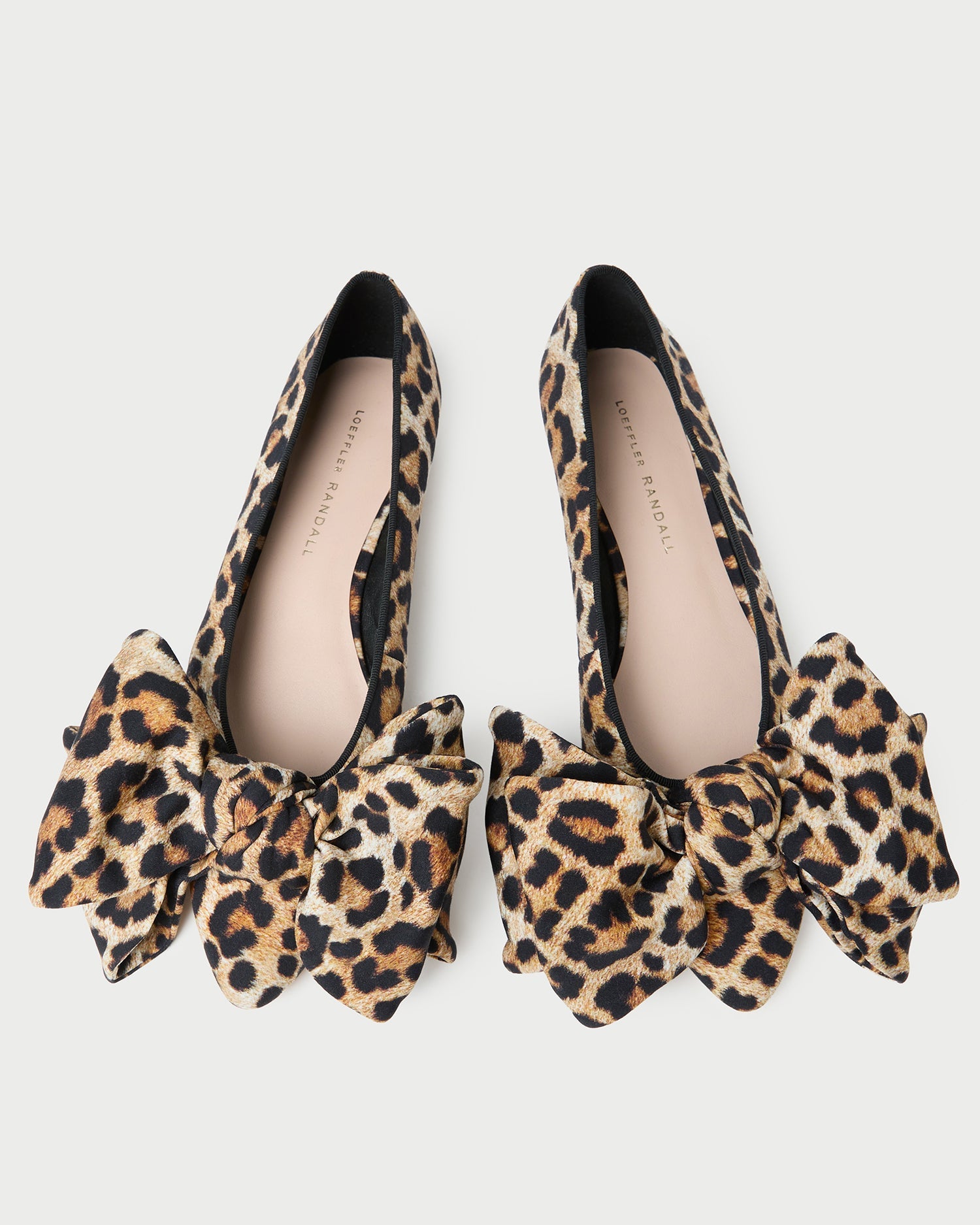 Loeffler Randall Women / Noa Leopard Jersey Bow Flat