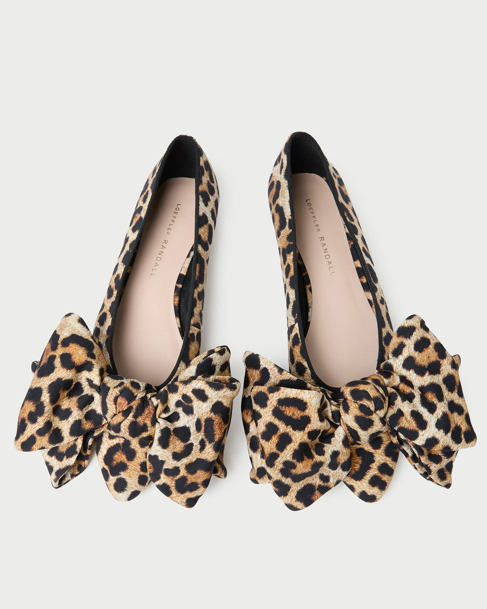 Loeffler Randall Women / Noa Leopard Jersey Bow Flat