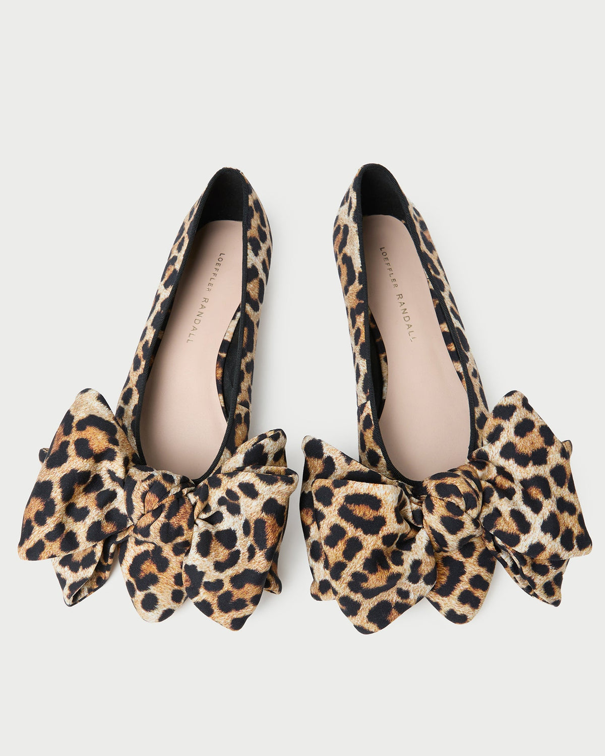 Loeffler Randall Women / Noa Leopard Jersey Bow Flat