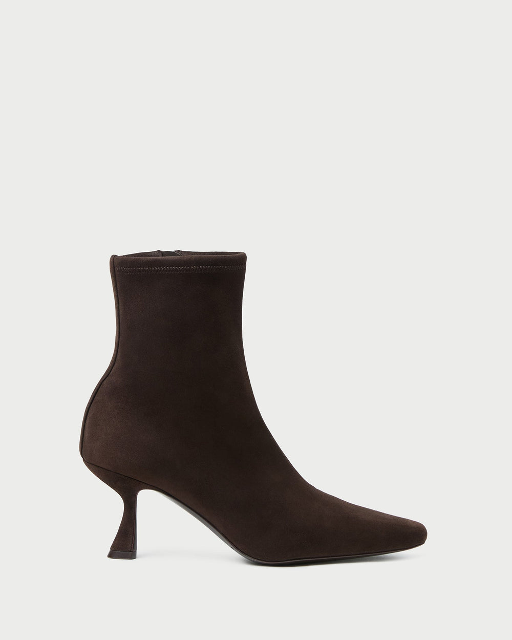 Loeffler Randall Women / Thandy Brown Suede Curved Heel Bootie