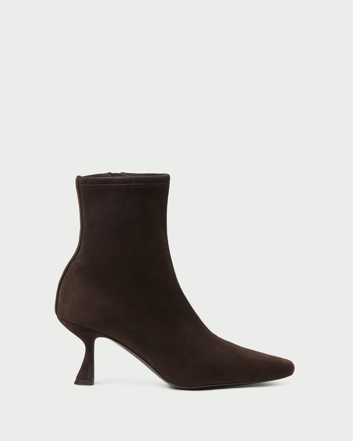 Loeffler Randall Women / Thandy Brown Suede Curved Heel Bootie