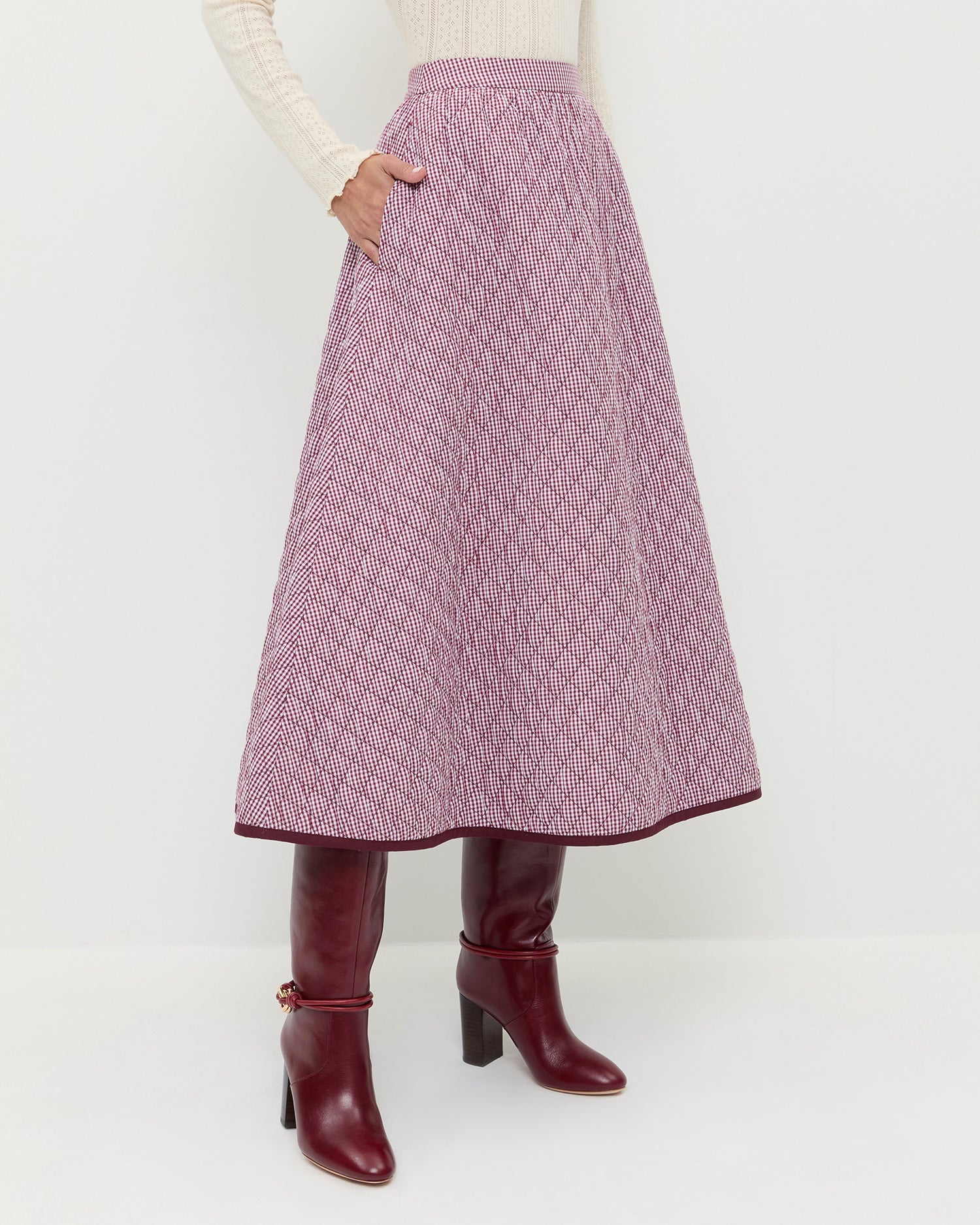 Loeffler Randall Women / Clara Quilted Skirt