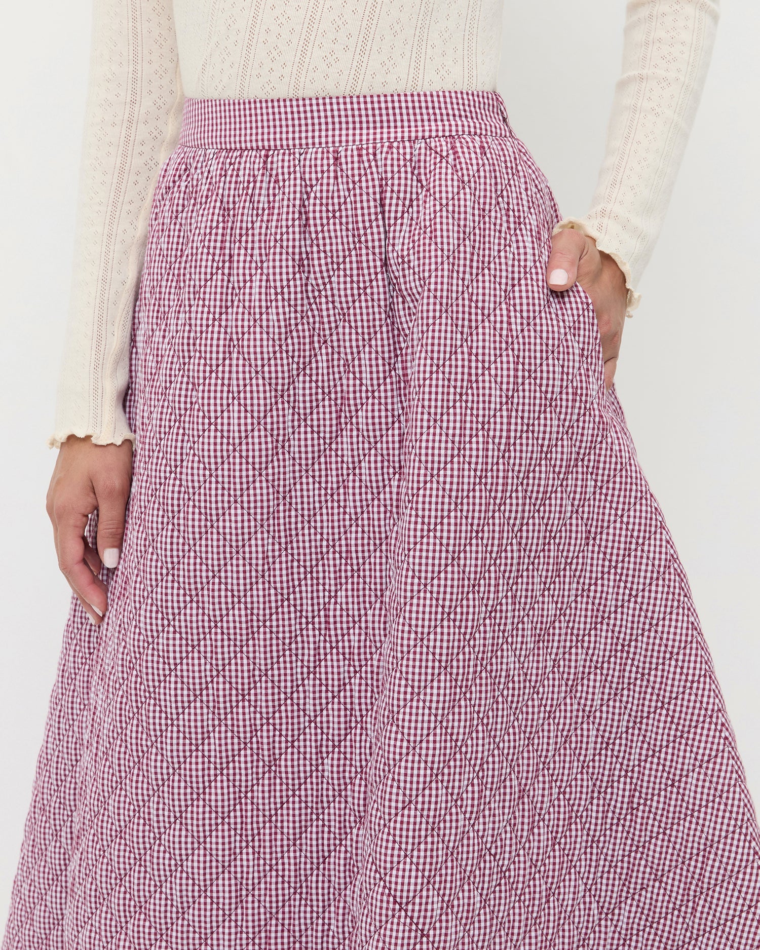 Loeffler Randall Women / Clara Quilted Skirt
