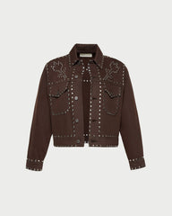 Loeffler Randall Women / Elijah Studded Denim Jacket