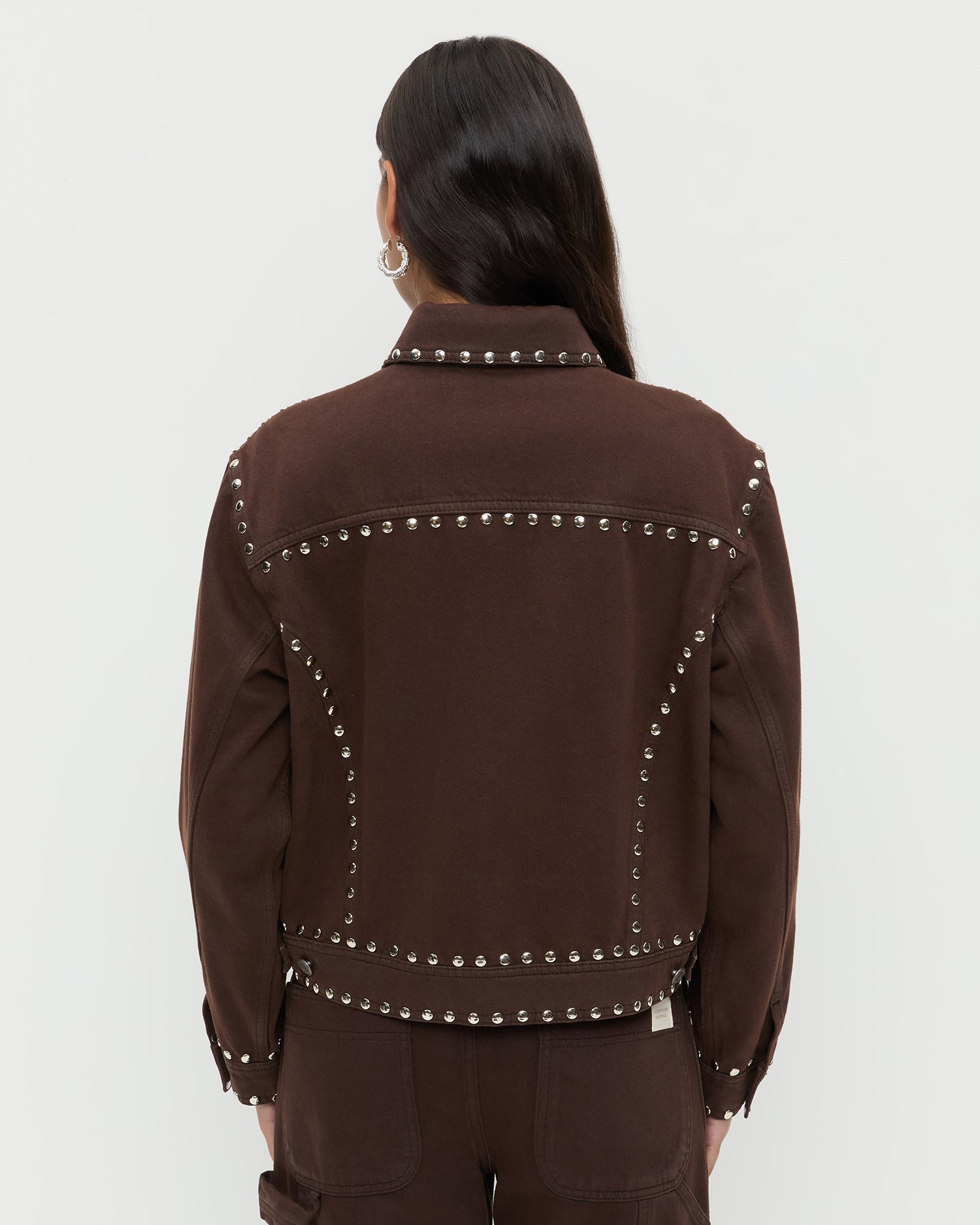 Loeffler Randall Women / Elijah Studded Denim Jacket