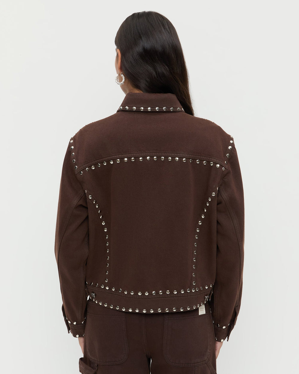 Loeffler Randall Women / Elijah Studded Denim Jacket