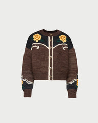 Loeffler Randall Women / Linda Intarsia Cardigan