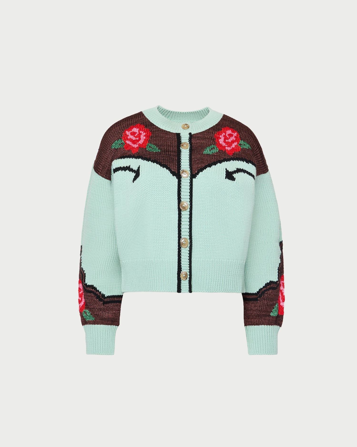 Loeffler Randall Women / Linda Intarsia Cardigan