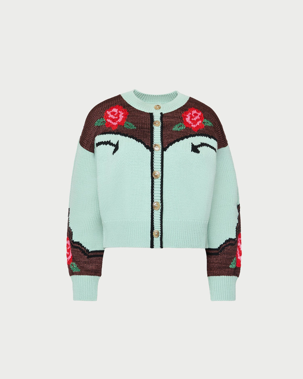 Loeffler Randall Women / Linda Intarsia Cardigan