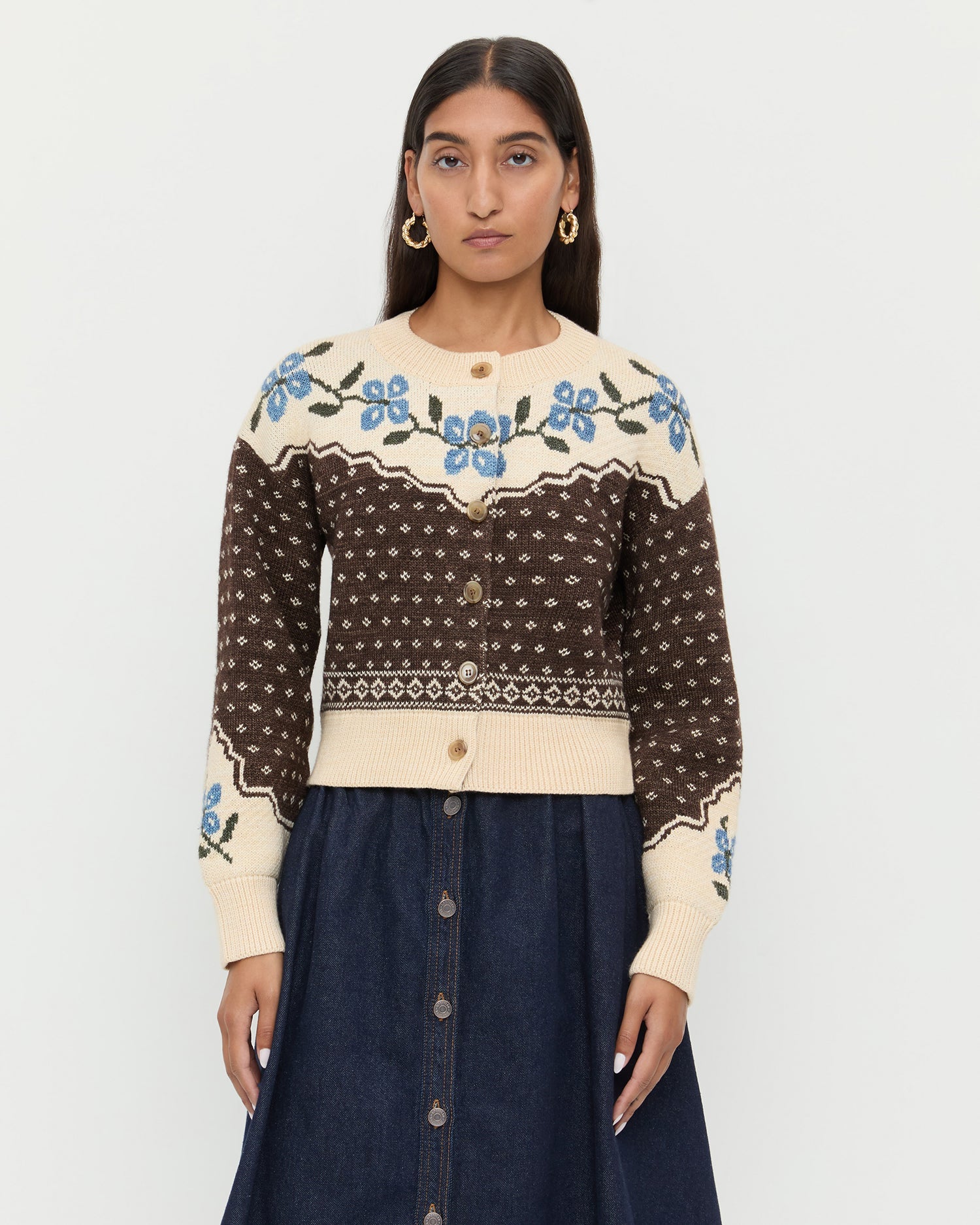 Loeffler Randall Women / Idris Intarsia Cardigan